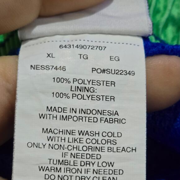 Nike Blue and Green Swim Trunks XL - Picture 4 of 4